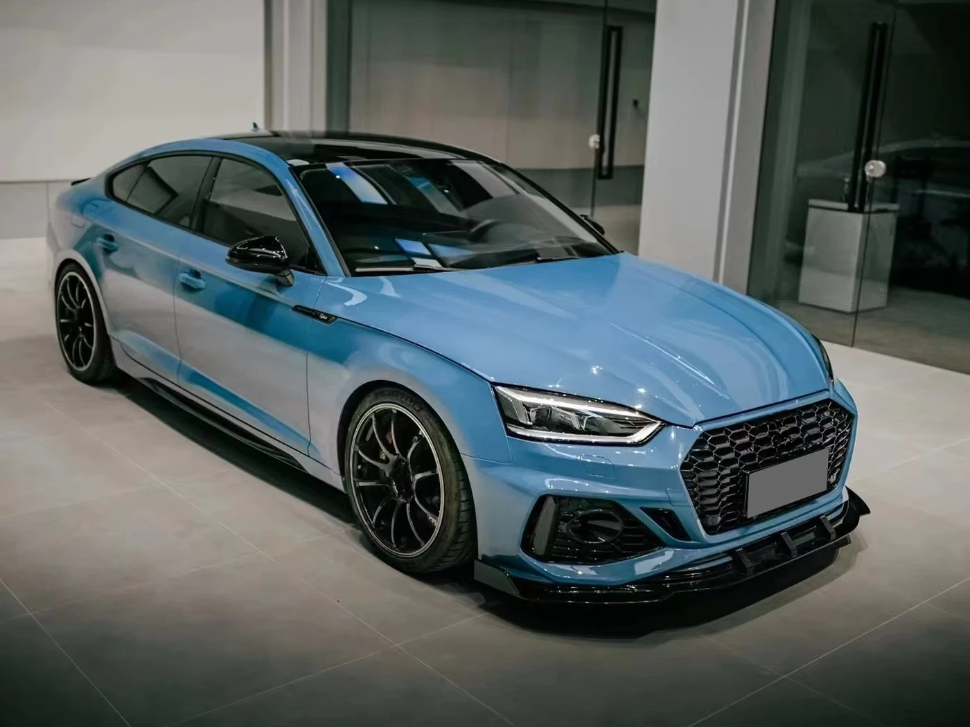 자동차 부품 프론트 립 A5 2017-2020 업그레이드 RS5 ABS 소재 최저가 프론트 립