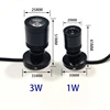5V LED Spotlight 1W/3W Jewelry Lighting Decoration Indoor Atmosphere Color Night Light Counter Display Focos Down Light With USB 3
