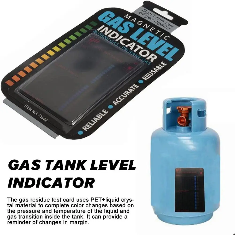 

Propane Butane LPG Fuel Gas Tank Level Indicator Magnetic Gauge Bottles Propane Butane Fuel Gas Level Card Indicator