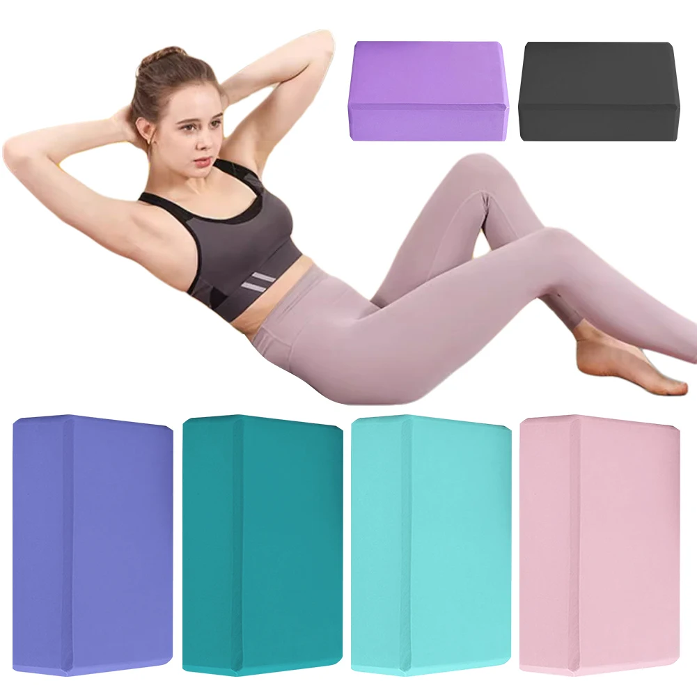 EVA Yoga Block Non-Slip Gym Training Blocks Moisture-Proof High Density Yoga Blocks Body Shaping Yoga Blocks for Yoga Pilates