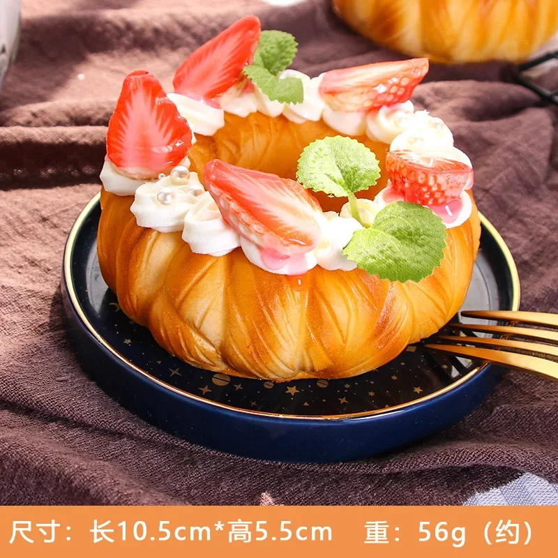 Fake Fruit Cake Donut Bread Artificial Food Model Simulation Baking Store Photography Props Ornaments Home Decor Decorations Food Model Food Photography Props Fake Food Prank Toys