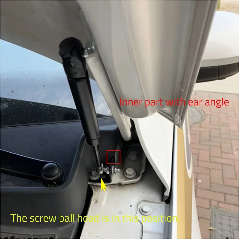 Car Hood Lift Support Spring Shock Bracket Strut Bar Hydraulic Rod VW Tiguan MK1 2007-Gas Shock Strut Shock Absorber Spring Car Shock Absorber Spring