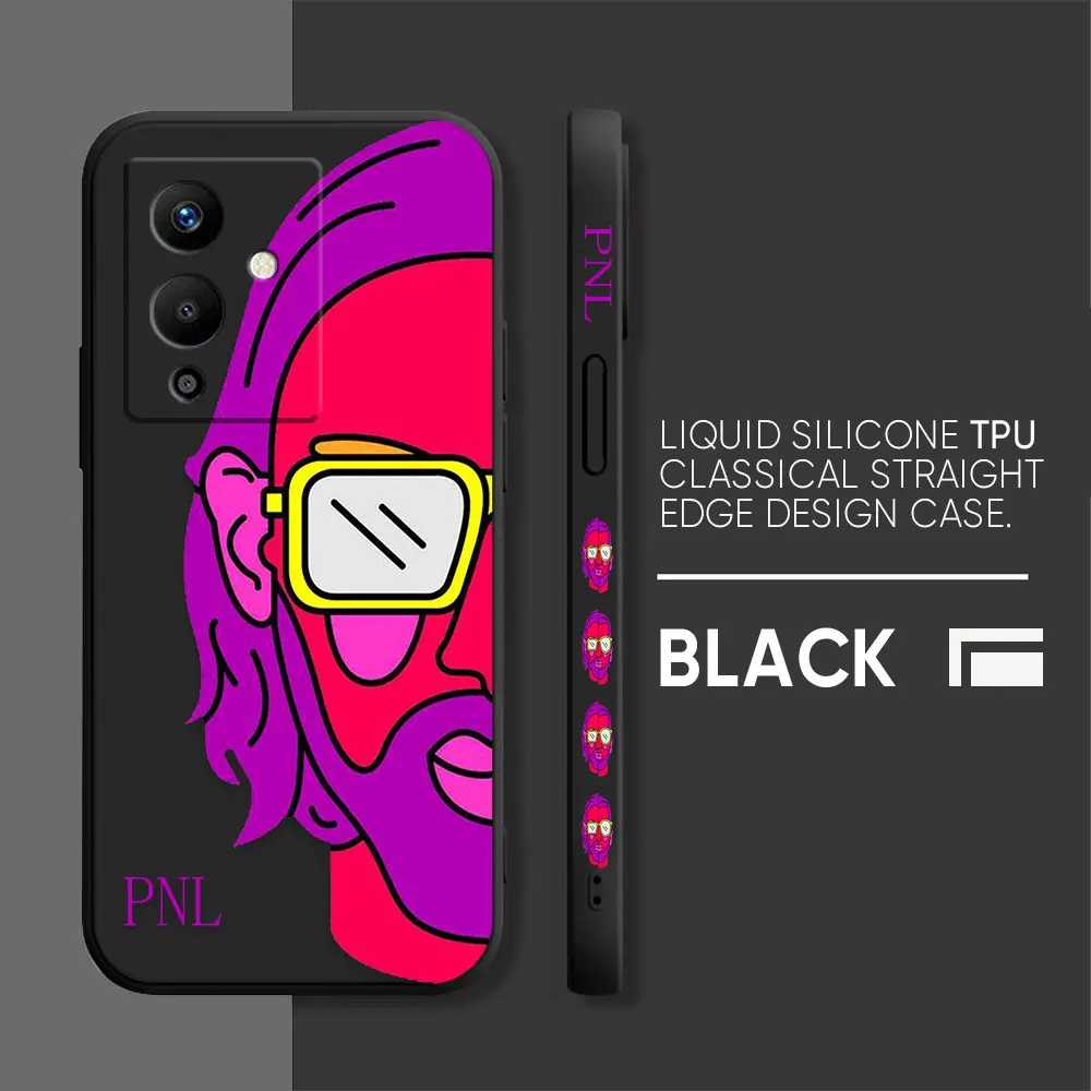thumbnail image 1 of Funda de teléfono para Infinix SPARK NOTA 11 12 G96 8 SMART 5 6 7 POVA 3 4 PRO Funda Cqoue Shell Capa rapero cantante PNL QLF Yinuoda, 1 of 5