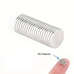 Versatile 50 - Pack of Ultra - Strong Round Magnets for Home, Office, and Creative Projects (Round Magnets)