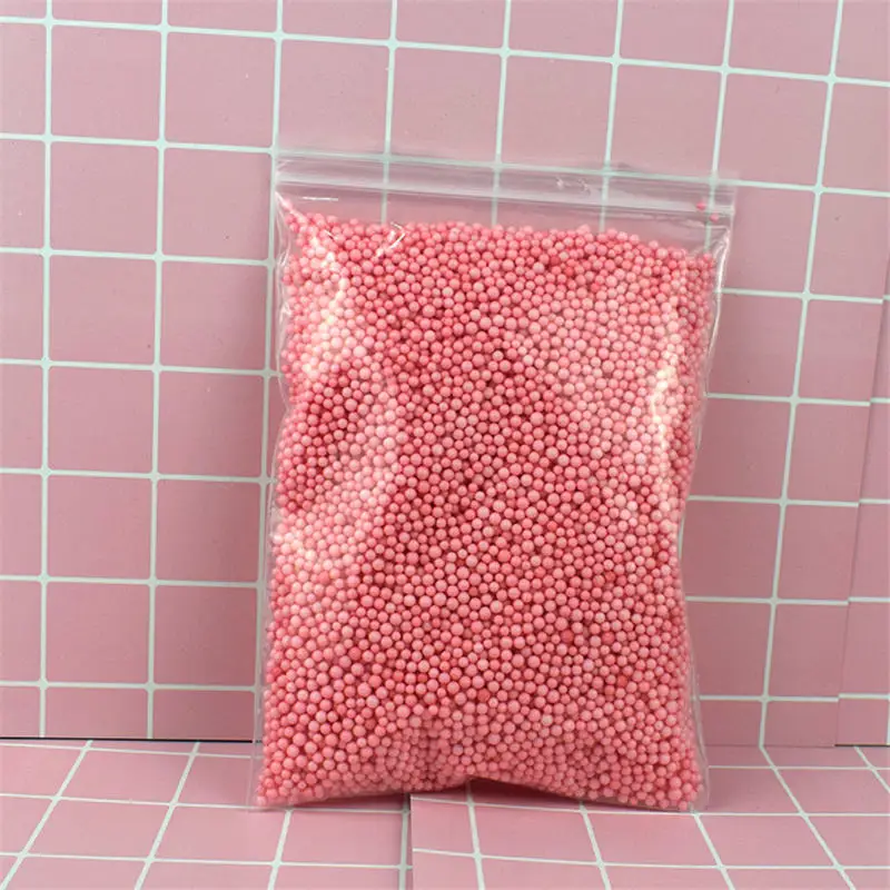 Polystyrene Styrofoam Balls Slime Balls Foam Beads DIY Snow Mud Particles Accessories Foam Filler 1pack slime kit fluffy slime