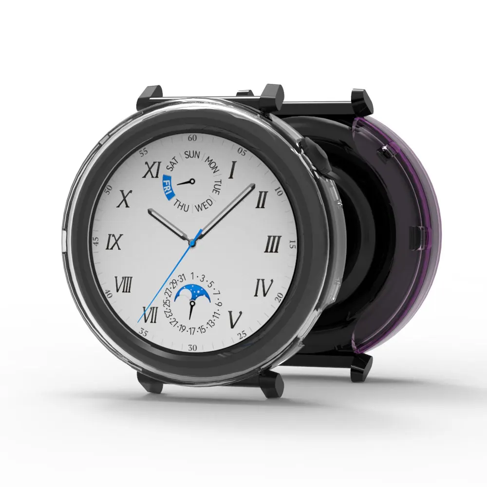 Premium Silicone TPU Smartwatch Protective Case with Screen Protector Frame