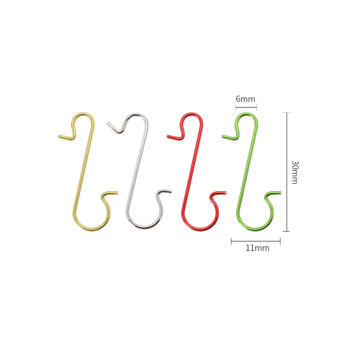 

300PCS Hooks for Christmas Ornaments, Hooks for Ornaments, Ornaments Hooks for Christmas Trees, A