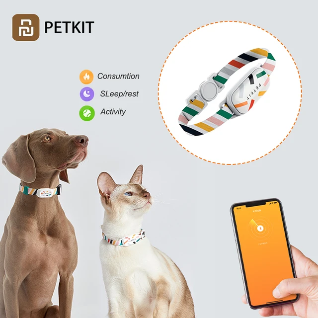 Collier GPS Chat - Petkit Smart Tag