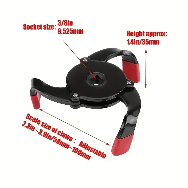 Universal Oil Filter Wrench Tool 60-100mm for Car Repair