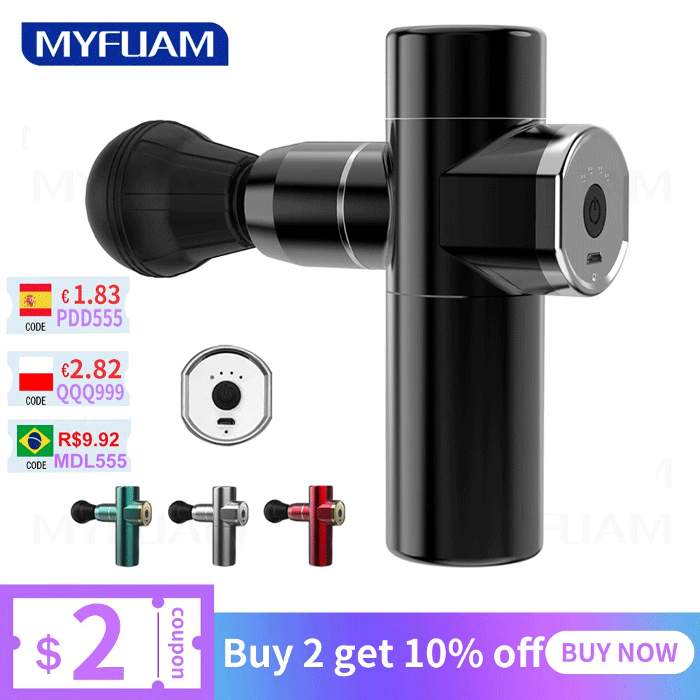 Deep Muscle Massage Gun Electric Massager Mini Fascia Gun Pistol 1 Deep Muscle Massage Gun Electric Massager Mini Fascia Gun Pistol 1