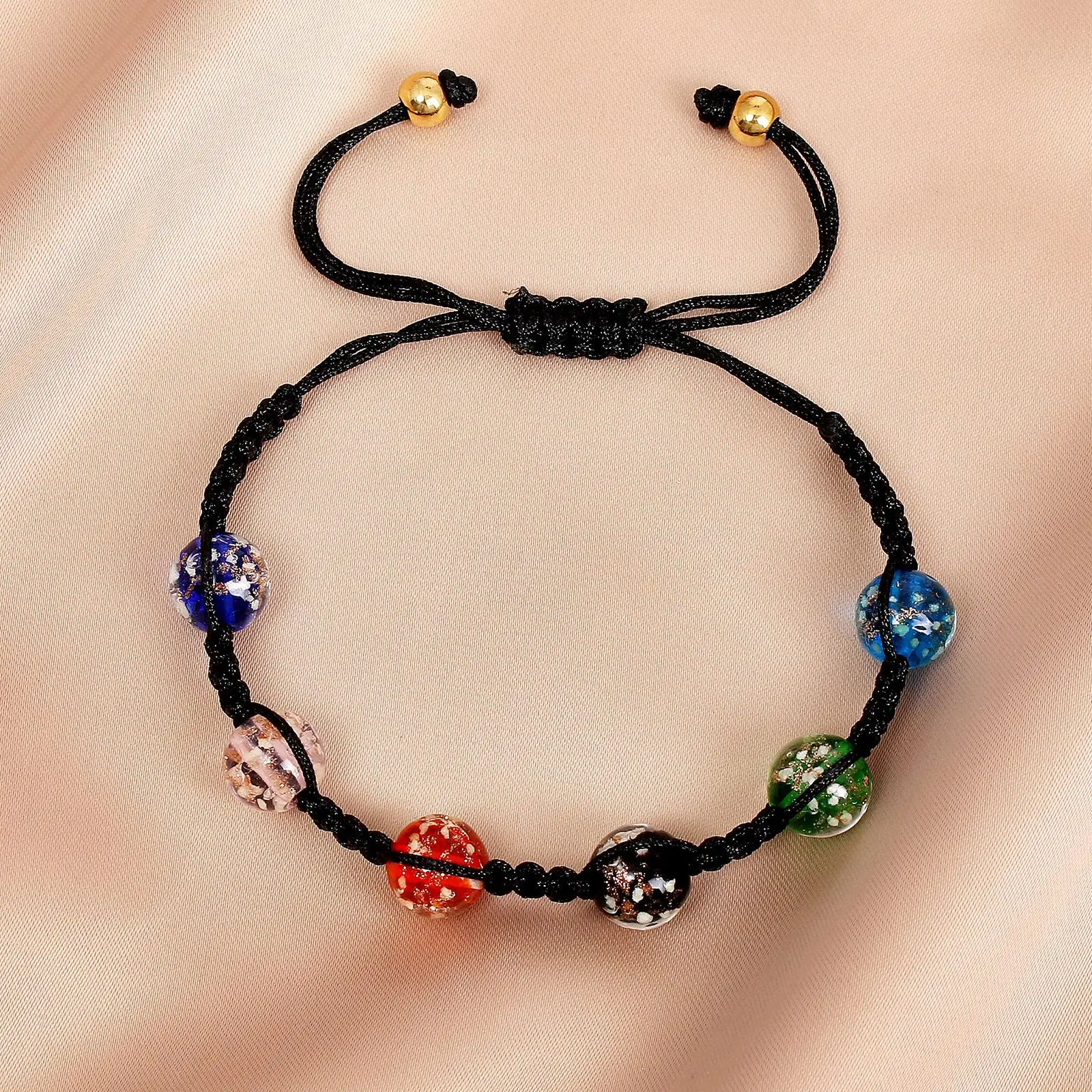 Luminous Glass Bracelet - Six-Colour Fluorescent Charm Jewelry for Teens  Adults