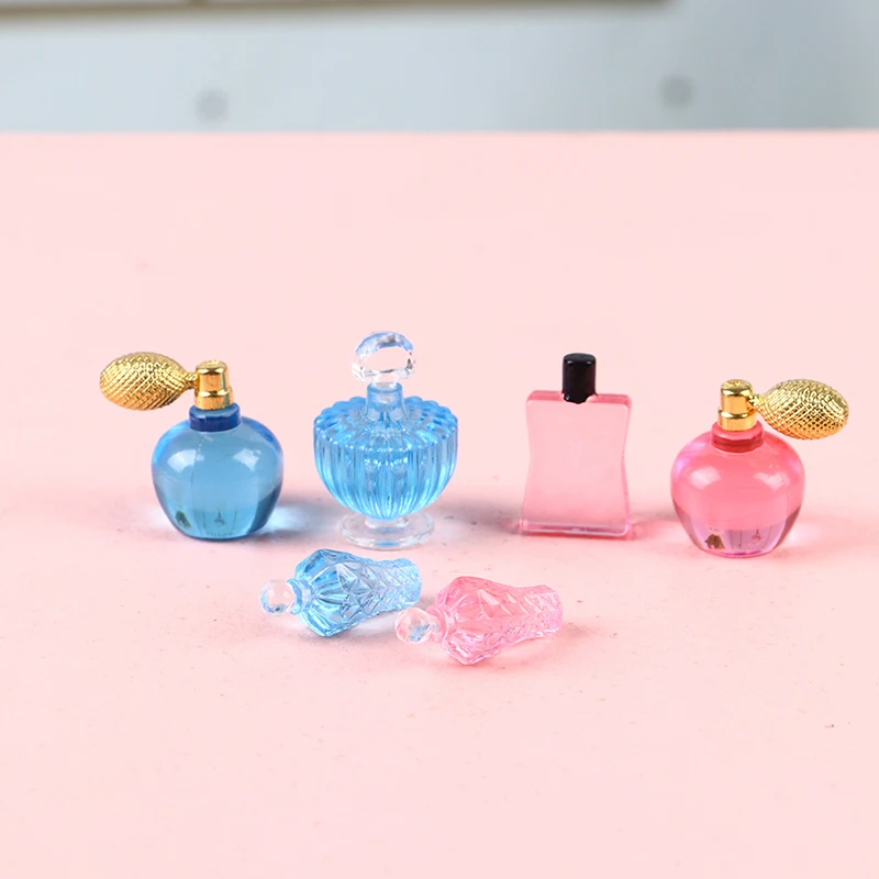 1Set 1:12 Dollhouse Miniature Perfume Model Doll House Bedroom Bath Decor Kids Pretend Play Toys 2