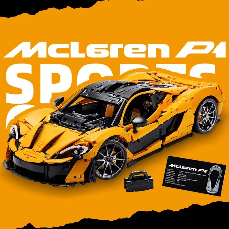 New product McLaren P1moc brick model adult supercar children 3893pcs building blocks 42172 toy boy holiday gift