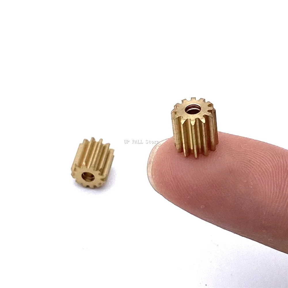 7mm Diameter 0.5M 12T 2.3mm Copper Gear High Precision GOOD Parts