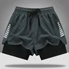 Gym Shorts Men Compression 5 Inch Quick Dry With Liner Training Running Short 2 in 1 Mens Gym Shorts 3