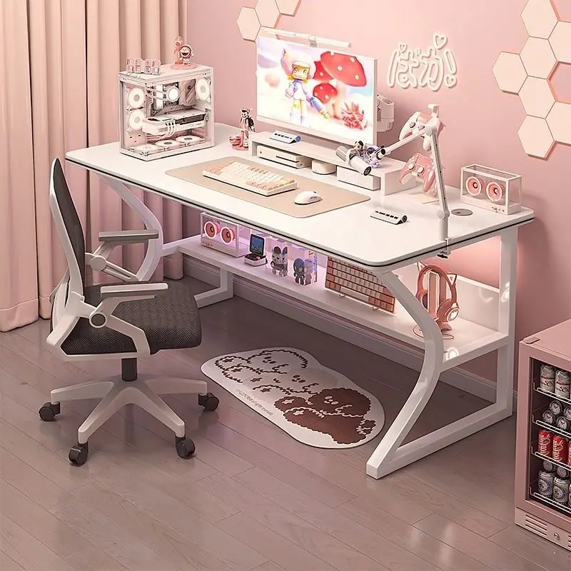 Bedroom Gaming Computer Desk Computer Study Mirror Executive Study Desk Standing Storage Square Multifunction Home Furniture 15 grids plastic multifunction washi tape storage box scrapbook diy learning office articles and stationery