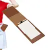 Golf Yardage Book Holder PU Leather Golf Scorecard Holder Golf Score Book Golf Pencil Journal & Log Book Golf Club Bag 1