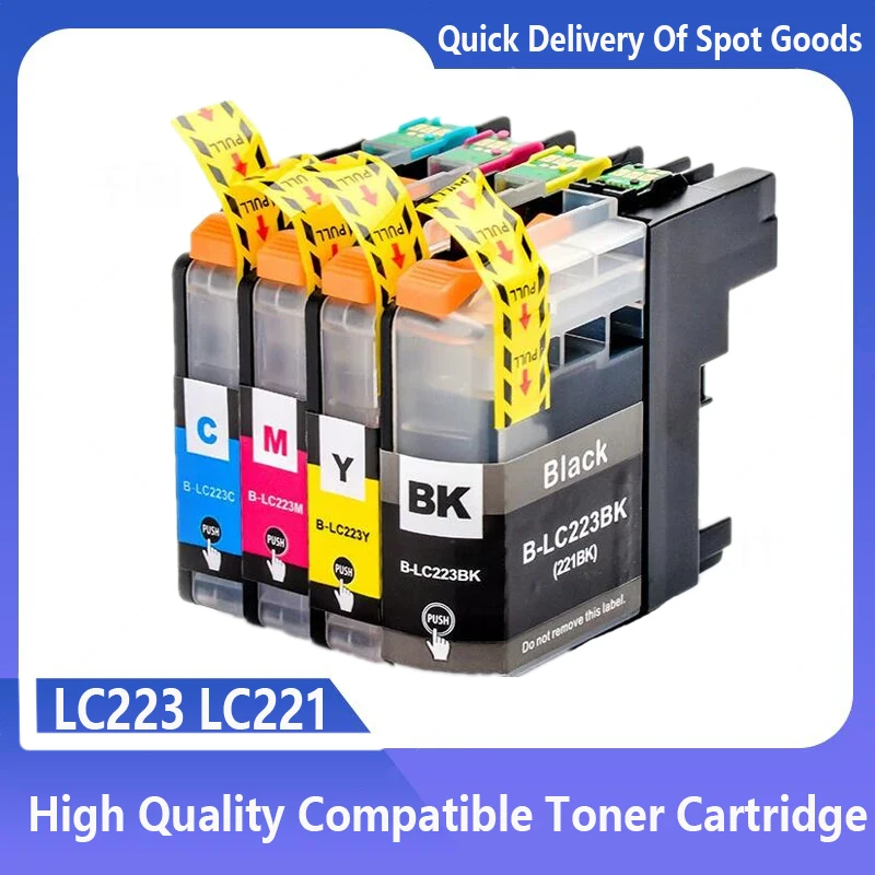 

LC223 LC221 LC 223 Compatible Ink Cartridge For Brother DCP-J562DW J4120DW MFC-J480DW J680DW J880DW J4420DW J4620DW J5320DW