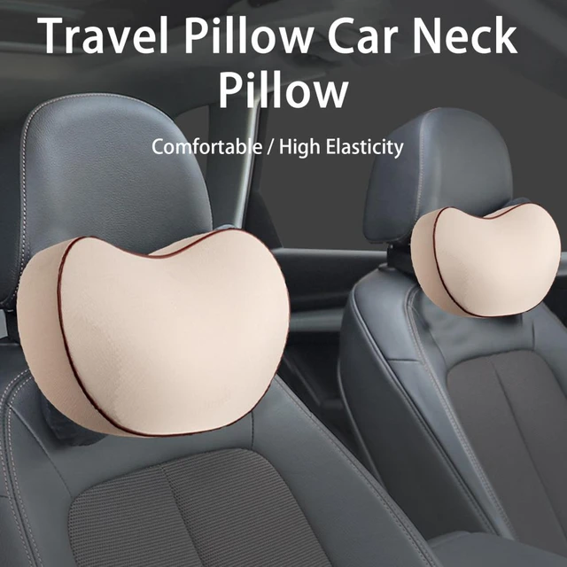 2 Pack For BMW Car Seat Pillow Neck Rest Headrest Comfortable Cushion Pad  with Car Logo Pattern Pillow Car Accessories 