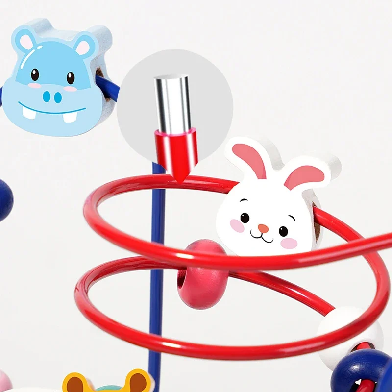 Montessori Wooden Bead Maze Toy 4
