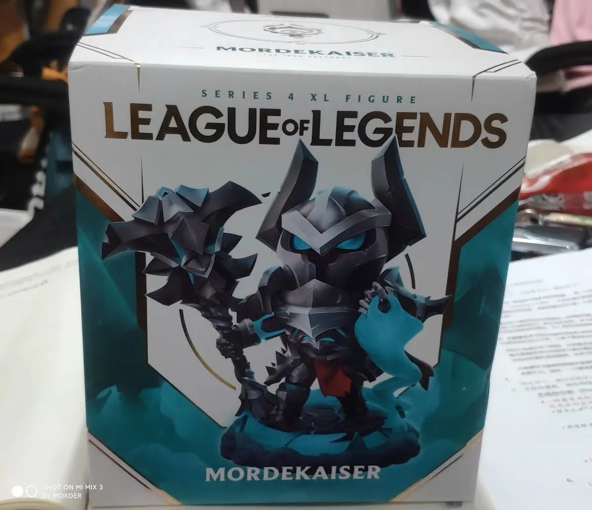 League of Legends Mordekaiser Anime Estatueta Autêntico Jogo