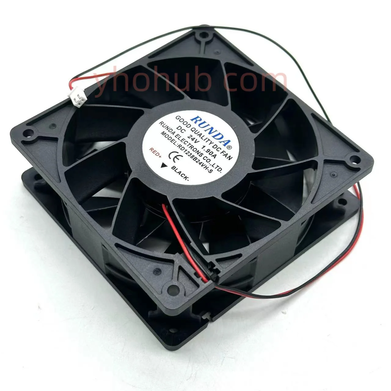 Runda Rd1238b24vh-s dc 24v 1.90a 120x120x38 mm Ventilador de Refrigeração do Servidor de Fios