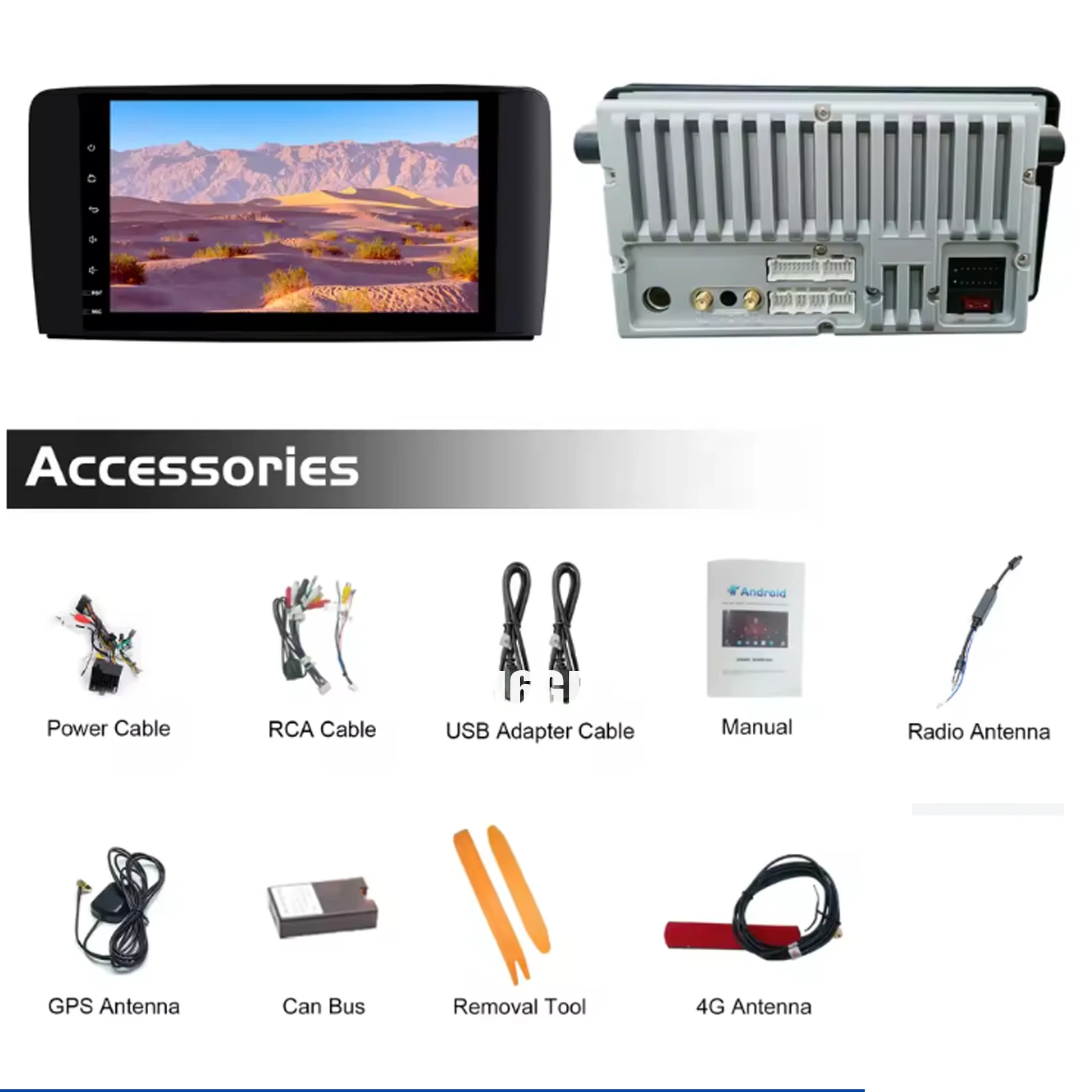 9"Android Car Radio for Mercedes Benz GL ML CLASS W164 X164 ML350 ML450 ML500 GL
