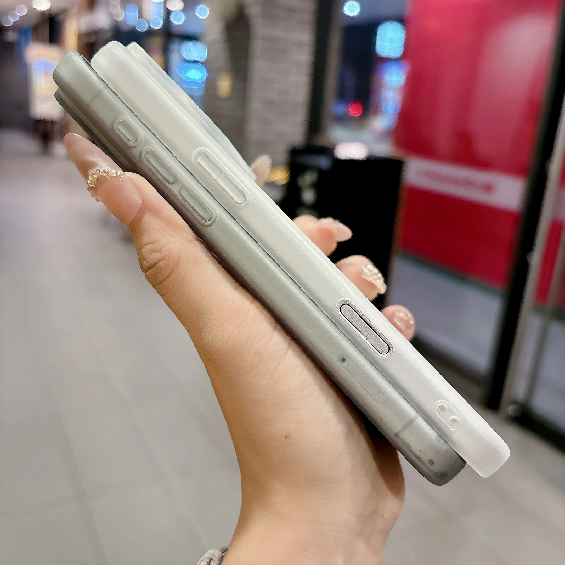 Ultra Thin Matte Translucent Magnetic Phone Case - Soft TPU Back Cover