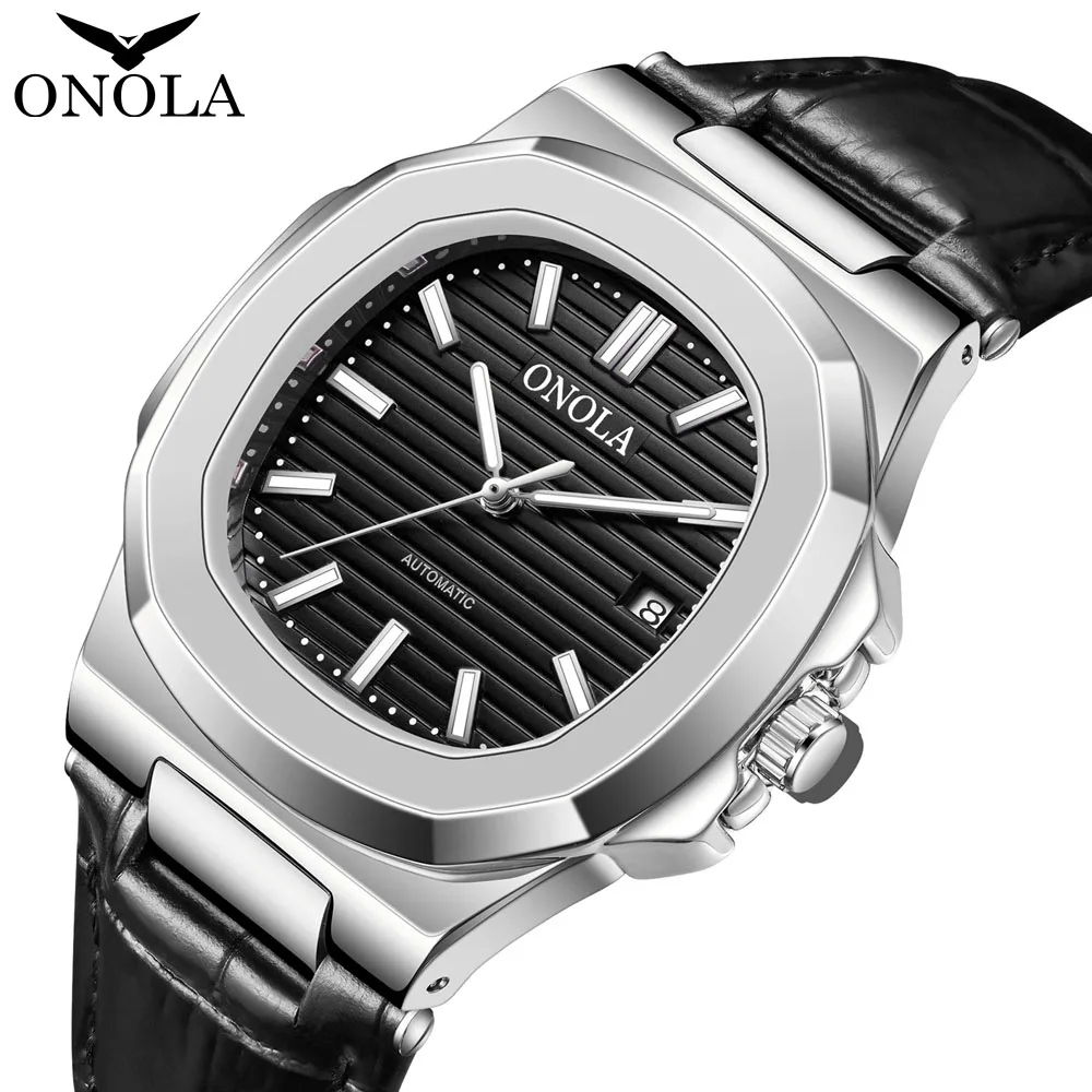 Best Sale Luxury Men Watches Hot Sale High Quality Automatic Mechanical Watch Stainess Steel waterproof Date relogio masculino