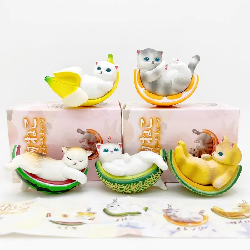 Plump Series Blind Box Cat Figures - Kawaii Desktop Decorations & Trendy Toy Gifts