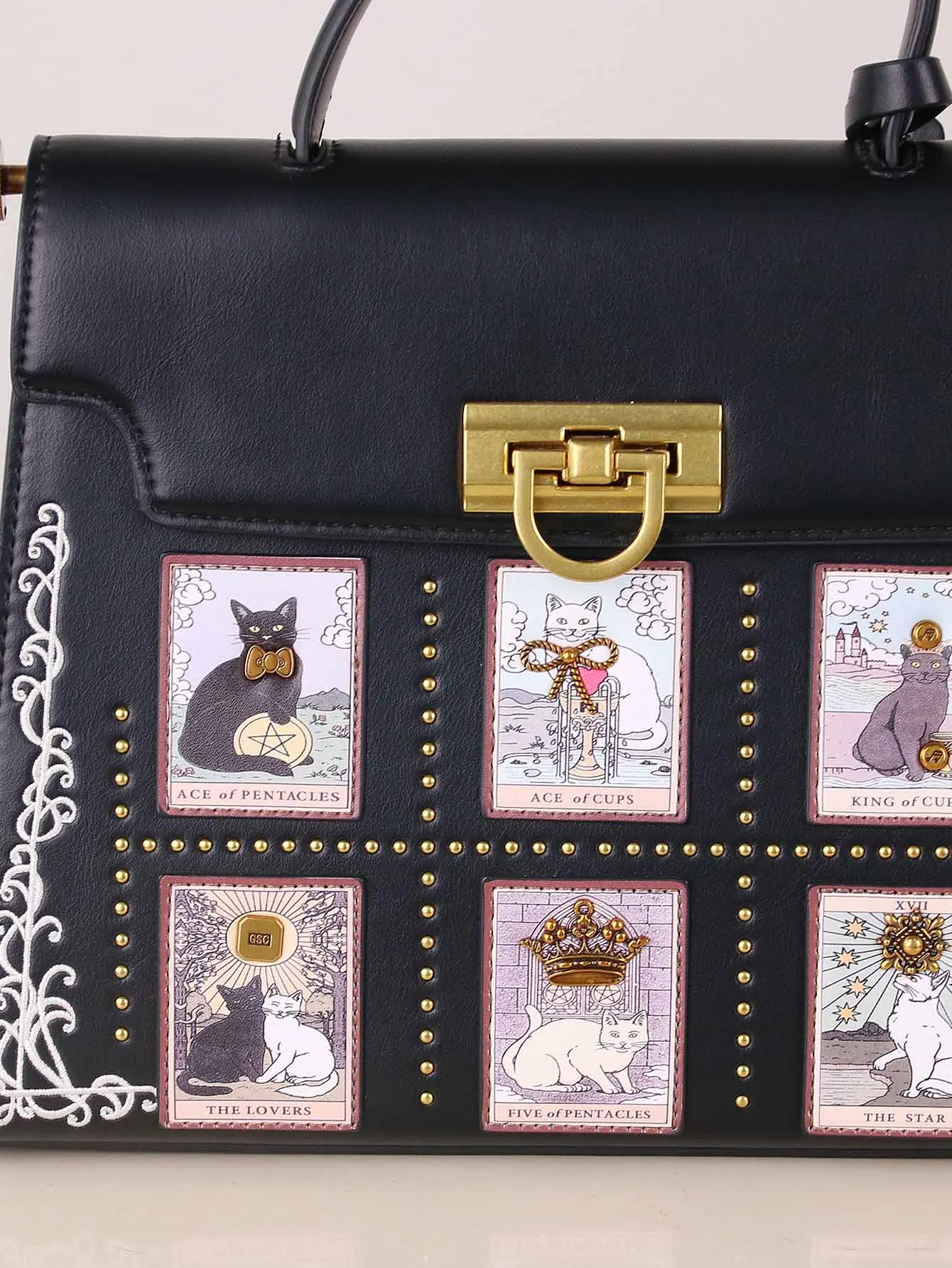 حقيبة يد نسائية مطرزة يدويًا، بتصميم أصلي فريد، مس...