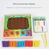 Montessori Color Classification Catching Worms Game Early Educational Intelligence Development Toys for Kids Birthday Gifts 6