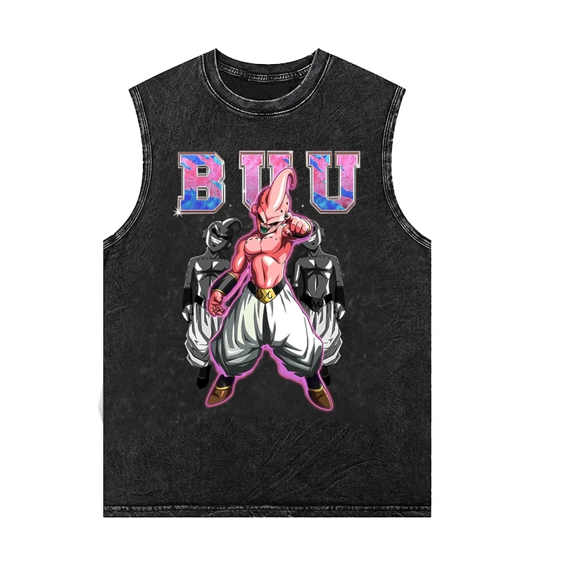 Dragon Ball Goku Saiyan Anime PTTT0604 Washed Tank Tops 4 - Dragon Ball Store S574a1cd817254650bc306e639c3ea46bt - Dragon Ball Store