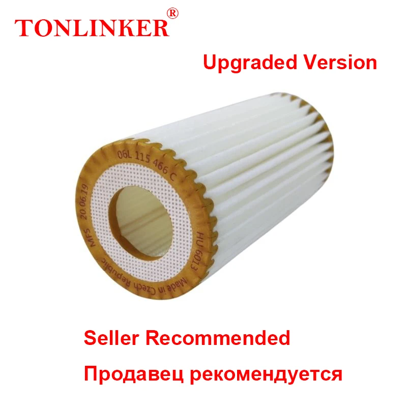 Car Oil Filter TONLINKER Oil Filter 06L115562B For Audi Q5 FY 2.0 45TFSI Quattro Q5Sportback 2017 2018