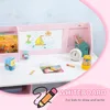 Toddler Desk and Chair Set, Kids Writing Desk Study Table for Children with Whiteboard, Storage Cabinet, Child Furniture 5