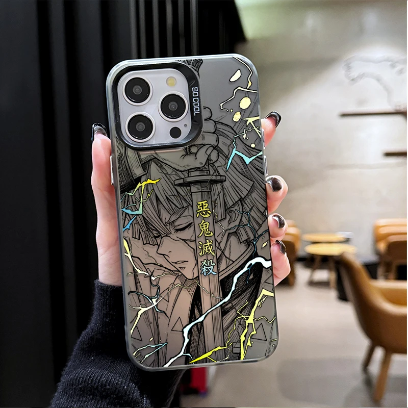 Zenitsu Nezuko Anime Illustration Phone Case