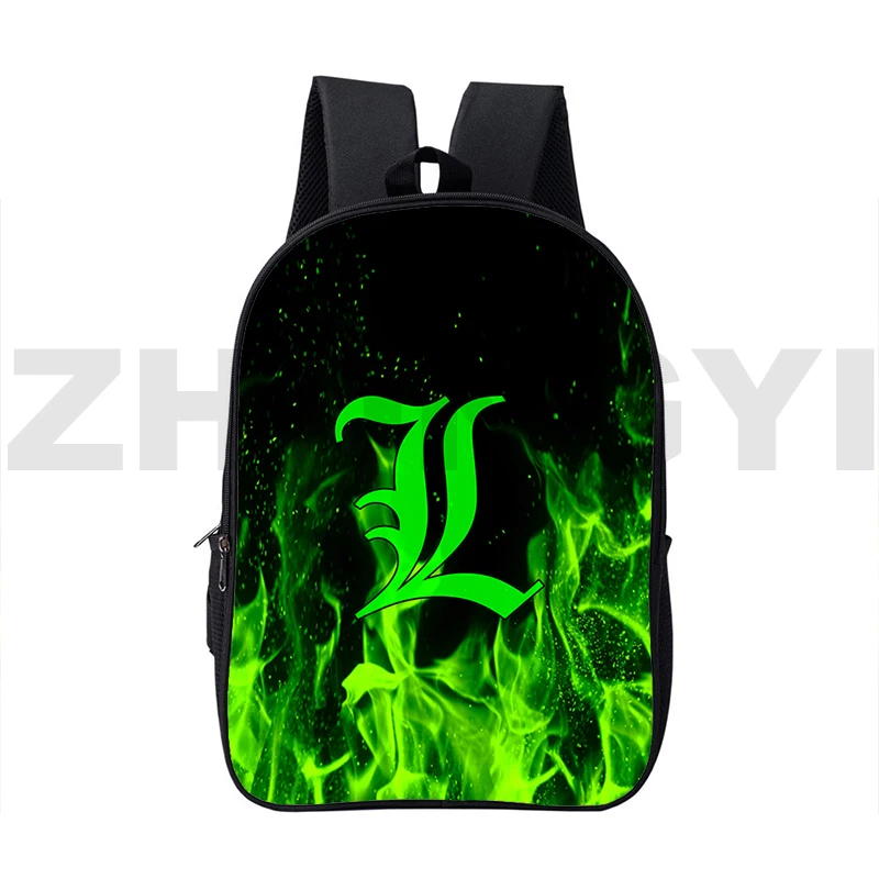 

3D Anime Japan Death Note Bag Cartoon Backpacks Travel 16 Inch School Bags Misa Amane L Lawliet Daily Pack Teenager Back Pack