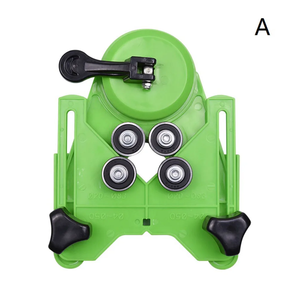 

High Quality Tile Hole Locator Drill Guide Green Metal+Plastic Openings Locator 4-83mm For Ceramic Tile Drilling