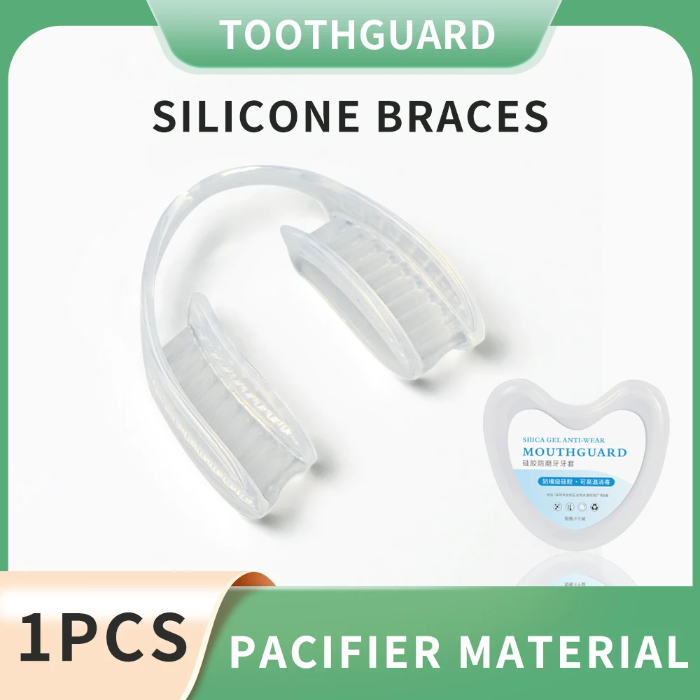1pcs Silicone Night Mouth Guard Bruxism Grinding Eliminating Dental