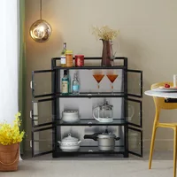 Кухонные шкафы Buffet Household Kitchen Cabinet Tea Cabinet Simple Multi-Function Storage Cabinet 2