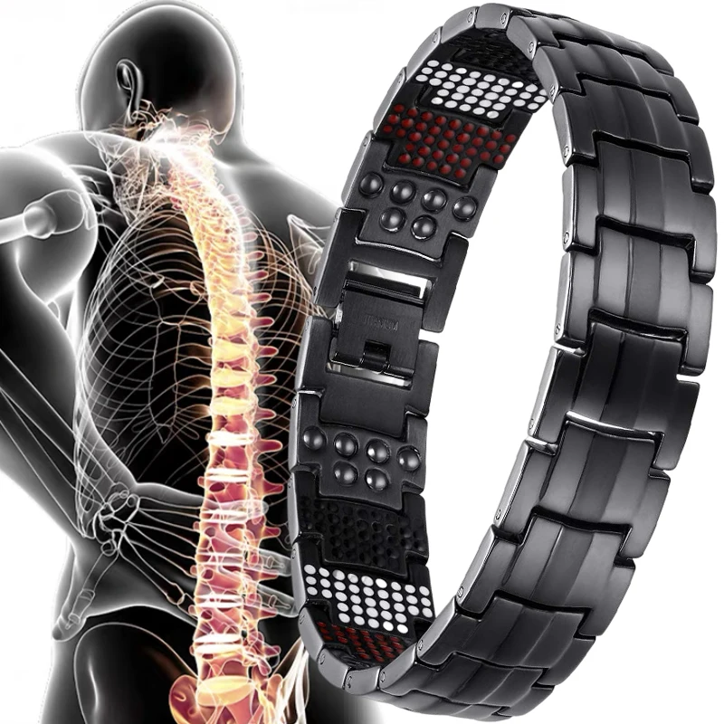 Mens Lymph Drainage Detox Bracelet Slimming Therapy Bracelet