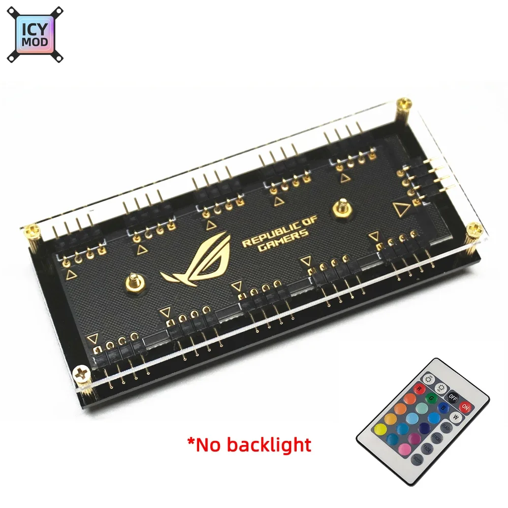 Rog-rgb Hub Splitter 110 Portas 16 Splitter 5v3 Controlador Fonte de Alimentação Sata Iluminação Asus Conversor 12v4 Aura Sync pc Cooler Mod Personalizado - Imagem 5