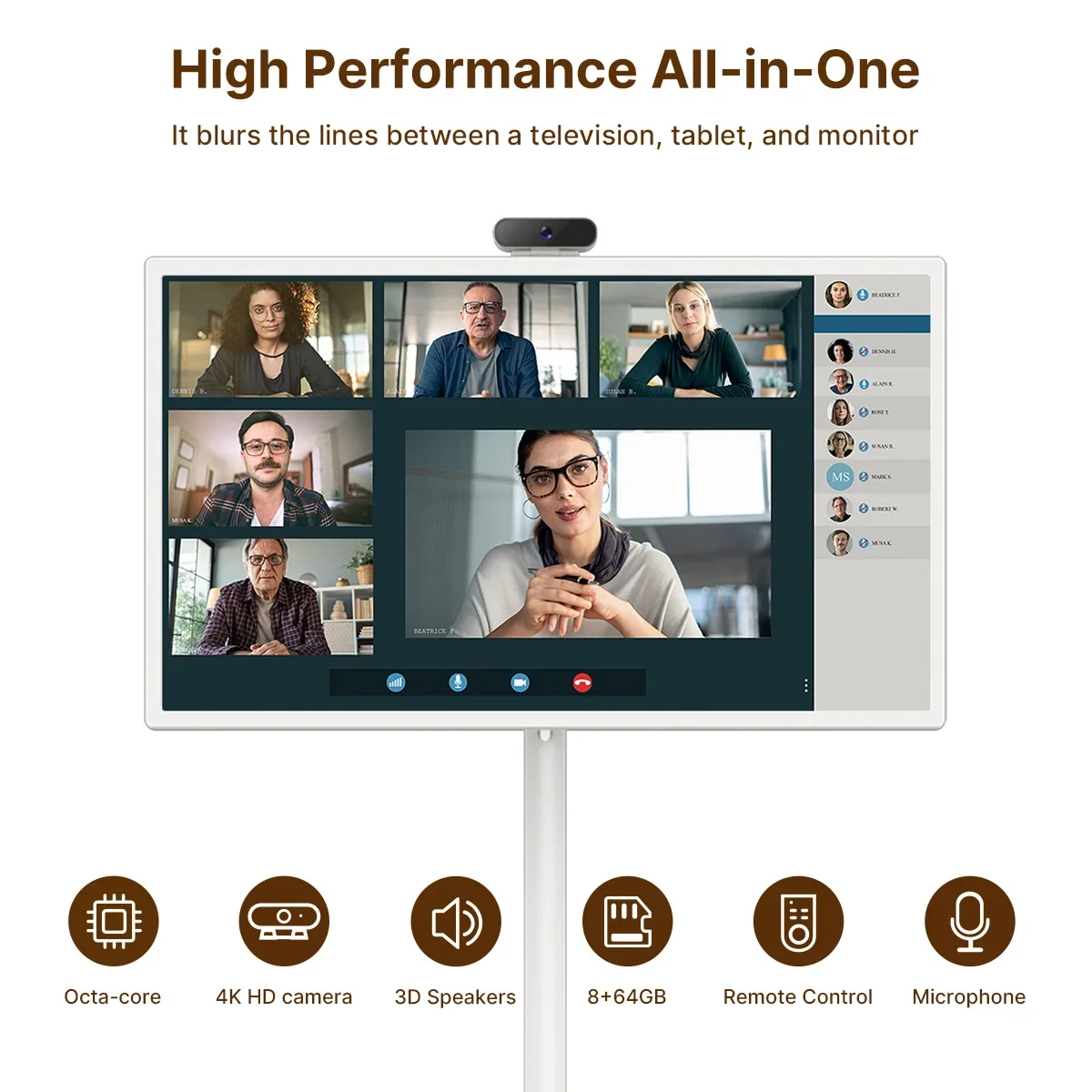 Portable Tv Battery Powered 32 Inch Smart Tv Ultra Hd Lcd Small Screen Wifi Inteligentes Television