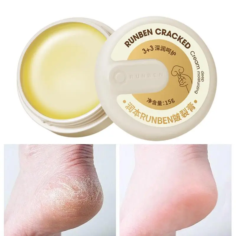 

15g Foot Cream Anti Crack Foot Cream Anti-Drying Crack Foot Cream Heel Cracked Repair Cream Moisturizing Foot Lotion Feet Care