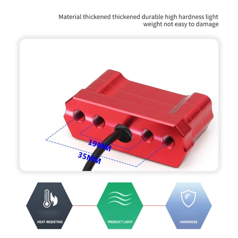 Motorcycle License Plate Light Frame LED Rear Tail Number Lamp Universal Decorative Indicators Motorbike Accessories