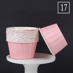Set of 50 Tulip-Shaped Large Muffin and Cupcake Baking Liners - Oilproof Paper Cups (17)