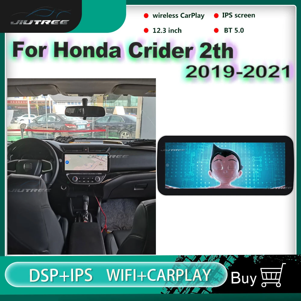 Double System 128G Android Car Radio For Honda Crider 2019 2020 