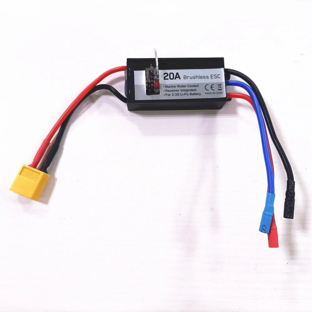 Récepteur Volantex PR2228 2 canaux ESC 20A intégré pour avions RC