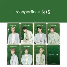 

KPOP Bangtan Boys Tokopedia 12th Photo Card LOMOCard High Quality Photo Card Postcard Cosplay gift JIMIN SUGA JIN Fan Collection
