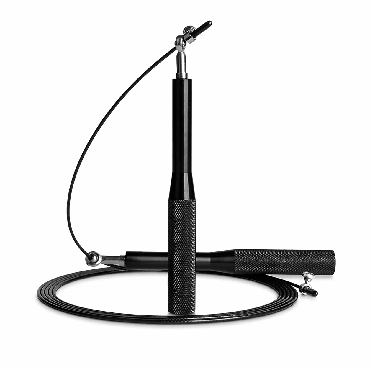 High-Speed Adjustable Jump Rope with Aluminum Handles and Durable Carry Bag